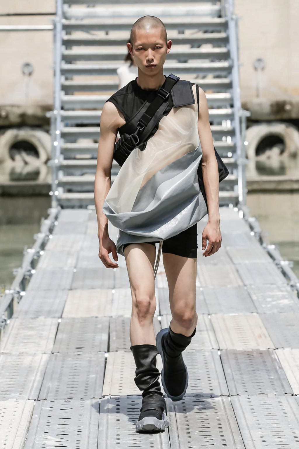 S/S 18 "DIRT" Runway Cargo Tank Top Rick Owens IT48/M