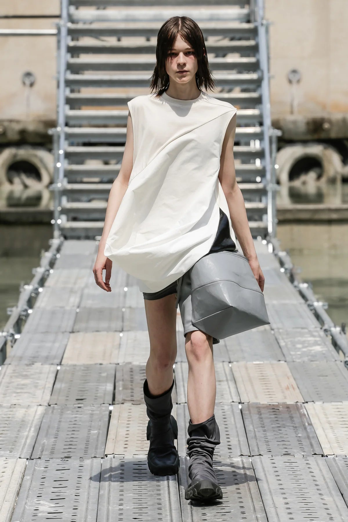 S/S 18 "DIRT" Runway Cargo Tank Top Rick Owens IT48/M
