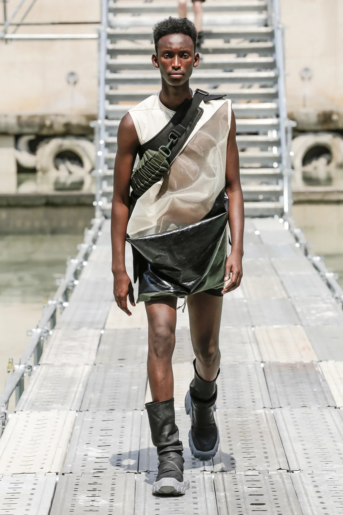 S/S 18 "DIRT" Runway Cargo Tank Top Rick Owens IT48/M