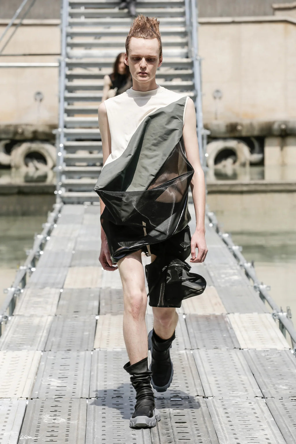 S/S 18 "DIRT" Runway Cargo Tank Top Rick Owens IT48/M