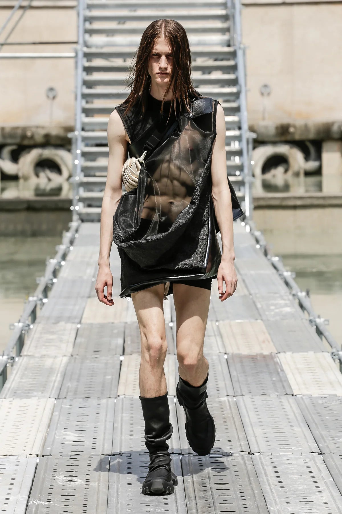S/S 18 "DIRT" Runway Cargo Tank Top Rick Owens IT48/M
