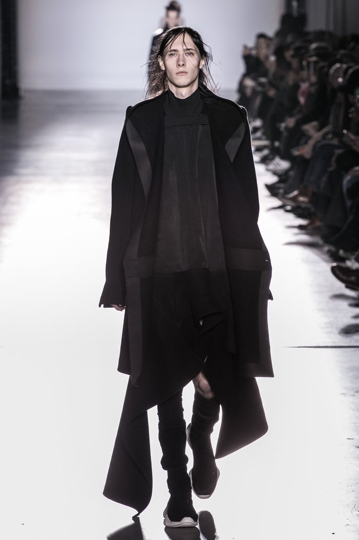 Runway F/W 15 „SPHINX“ Hooded Wool Coat Rick Owens IT50/M