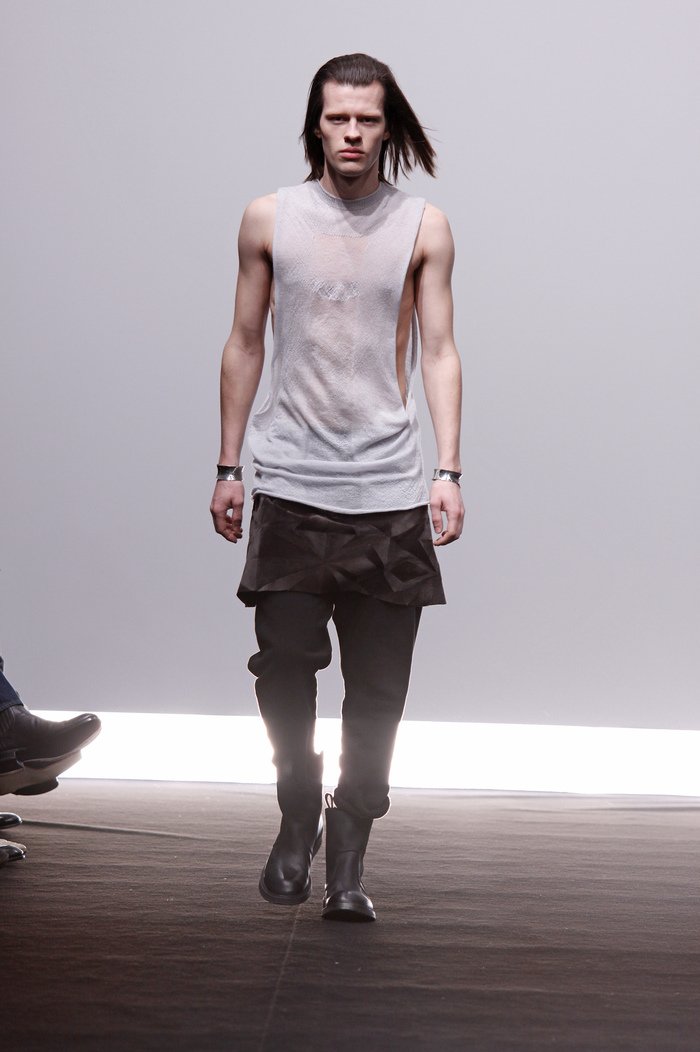 F/W 09 "CRUST" Blistered Lamb Leather Cargo Creeper Pull On Boots